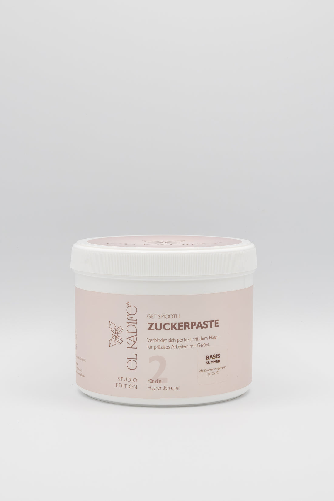el Kadife Profi Zuckerpaste Basis Summer - für Temperaturen über 25 Grad. Schnell und sanft enthaaren.