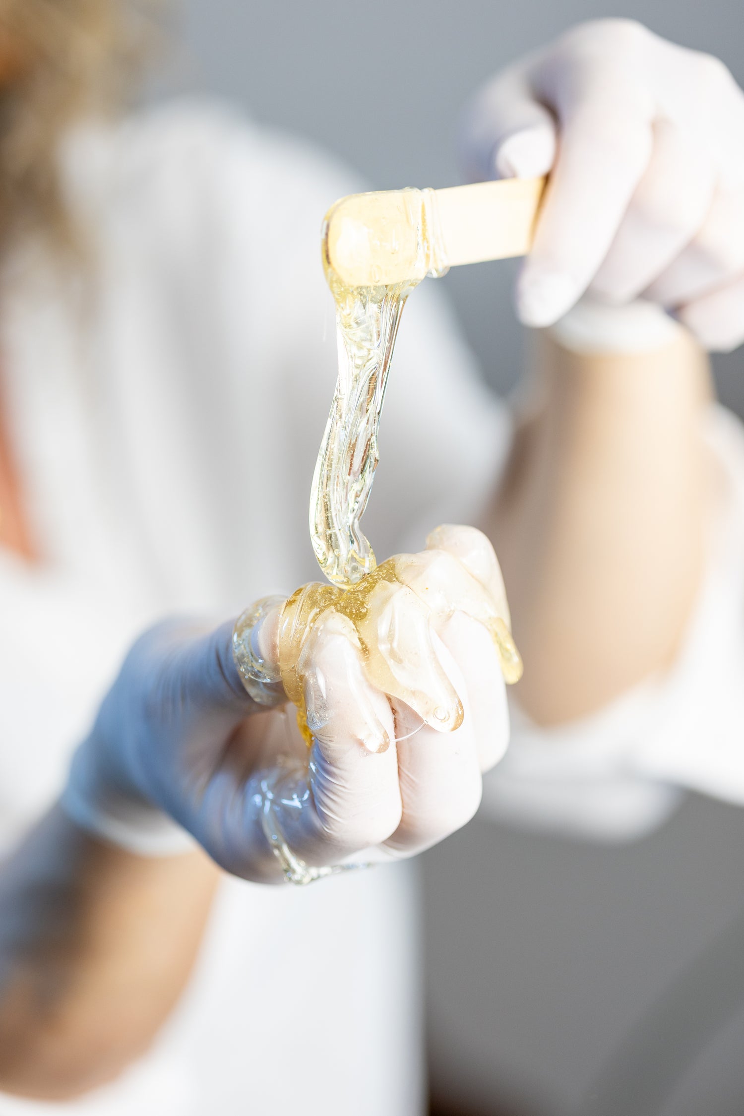 Zuckerpaste auf dem Holzspatenl