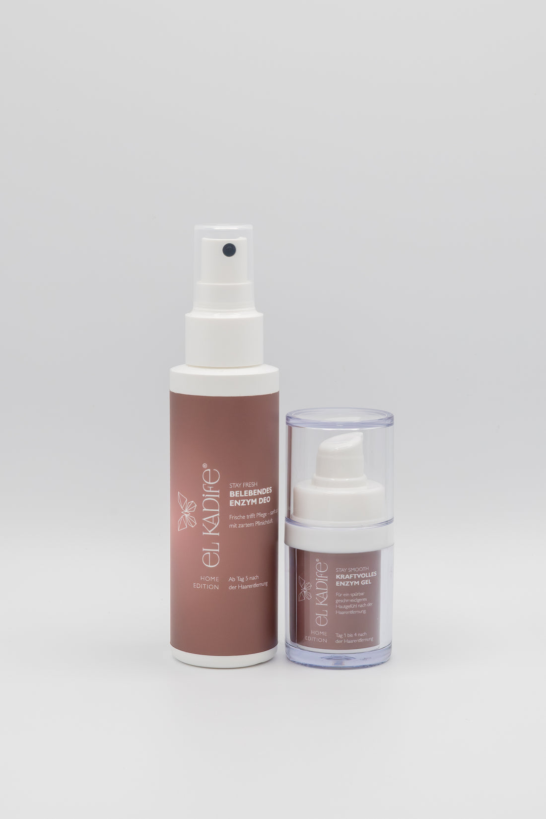 Achsel Care Set für dauerhafte Haarwuchsreduktion zu Hause. Kraftvolles Enzym Gel und belebendes Enzym Deo für optimale Frische.