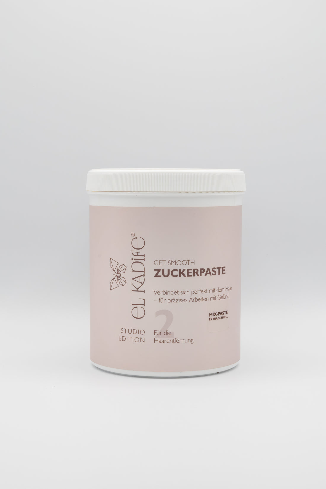 elk Kadife Zuckerpaste Extra Schnell 1000 g - Mixpaste für große Bereiche und feine Flaumhaare im Wangenbereich
