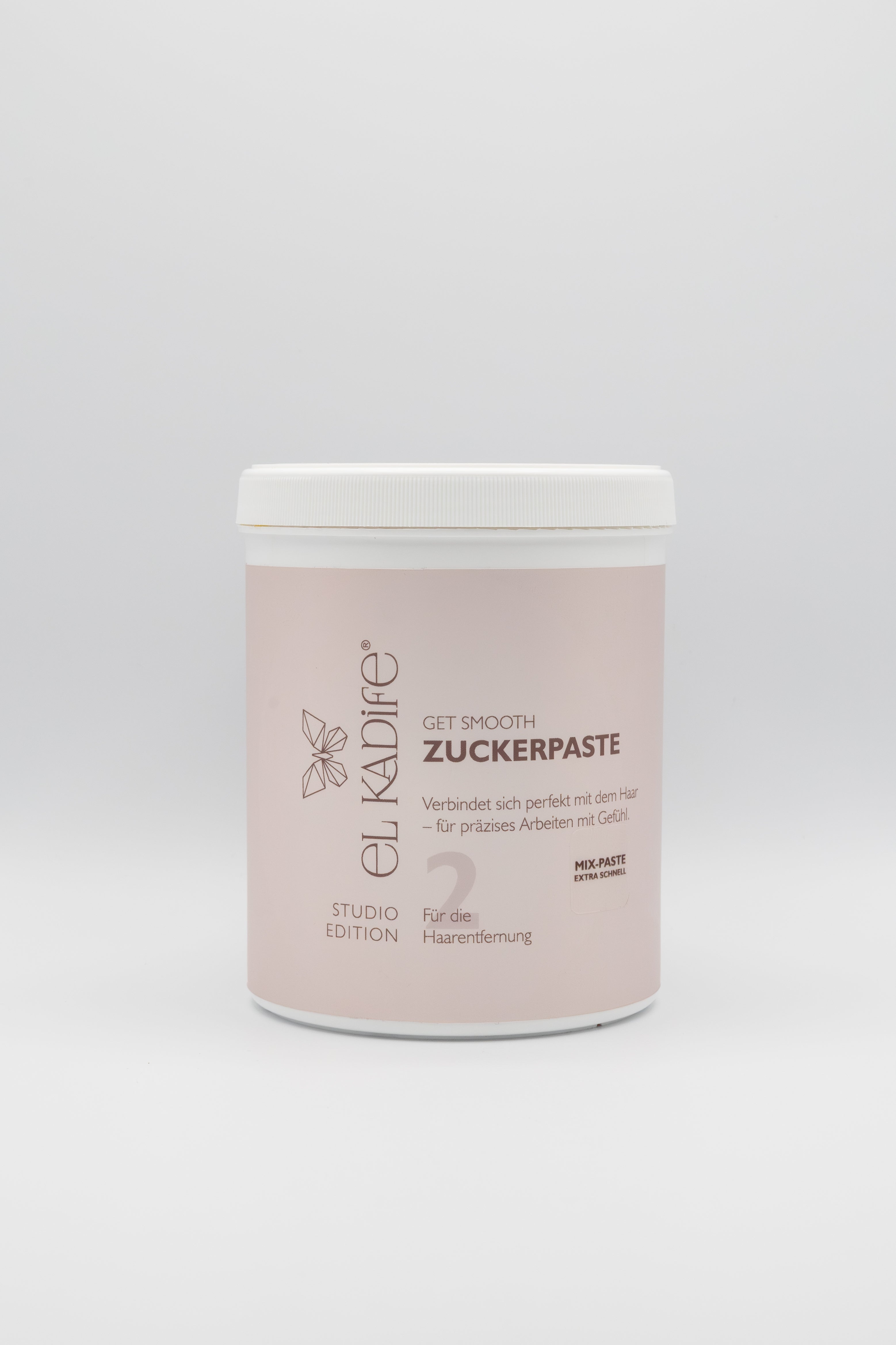 elk Kadife Zuckerpaste Extra Schnell 1000 g - Mixpaste für große Bereiche und feine Flaumhaare im Wangenbereich