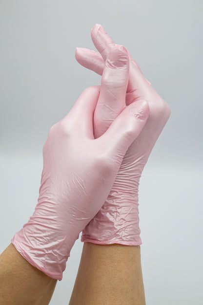 Handschuhe aus nitril. Extra reißfest, pefekt für das sugaring mit elkadife.