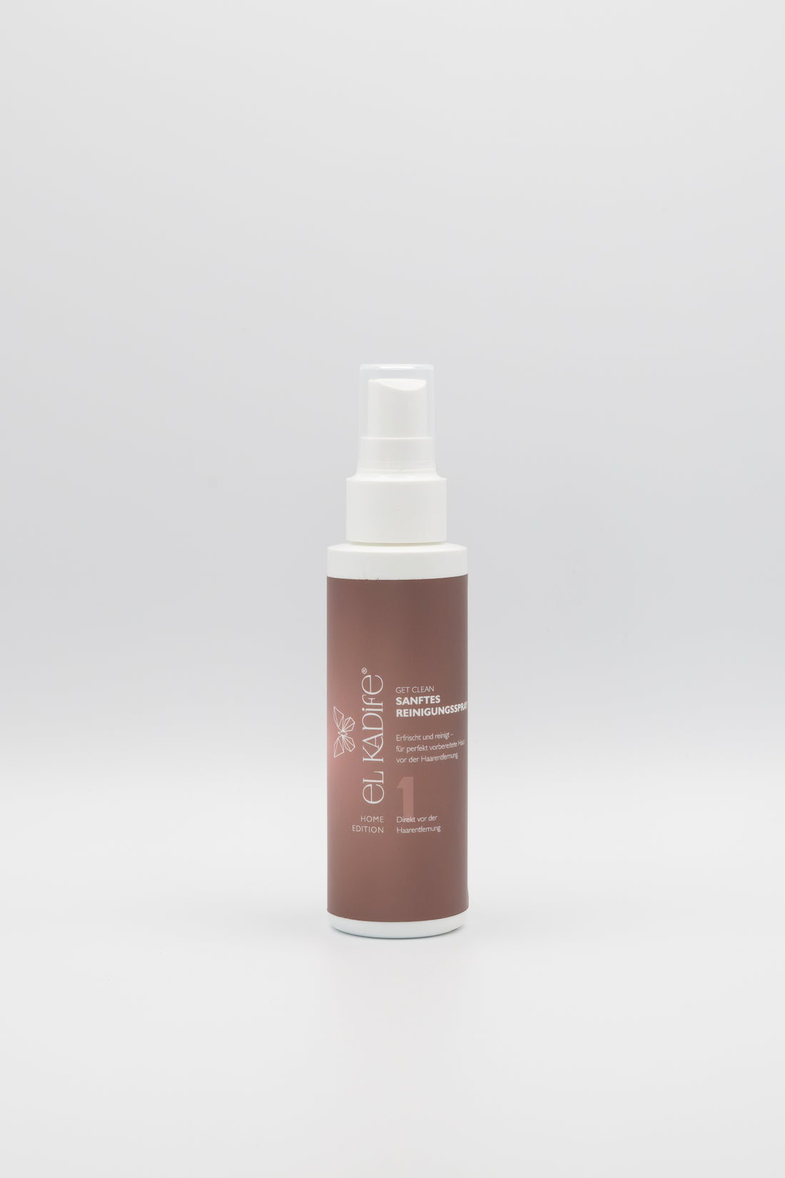 Klärendes Reinigungsspray zur Vorbereitung auf die Enthaarung. Sanft und sauber.